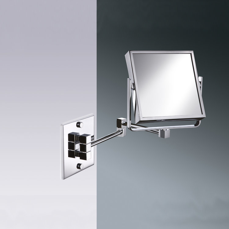 Windisch by Nameeks Wall Mounted Square Double Face Magnifying Mirror